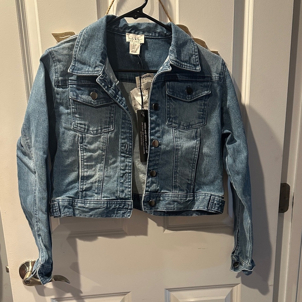 Women's Denim Jacket with Dress